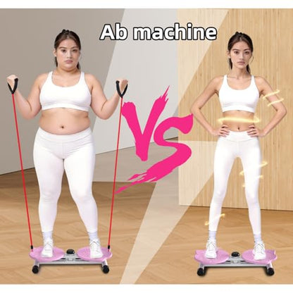 Waist Twister Machine for Exercise - color: purple cat