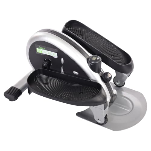 Stamina Inmotion Compact Strider Foot Exercise Machine - Under Desk Elliptical - Standing or Seated Elliptical Fitness Equipment - color: Silver