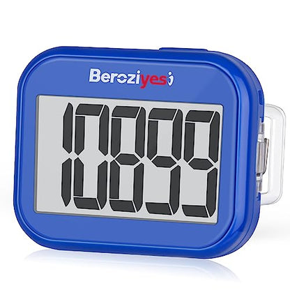 3D Pedometer for Walking, Simple Step Counter for Walking - color: blue