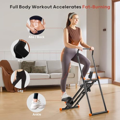 Hitgo Stepping Machine Vertical Stair Climber with Handlebar for Home