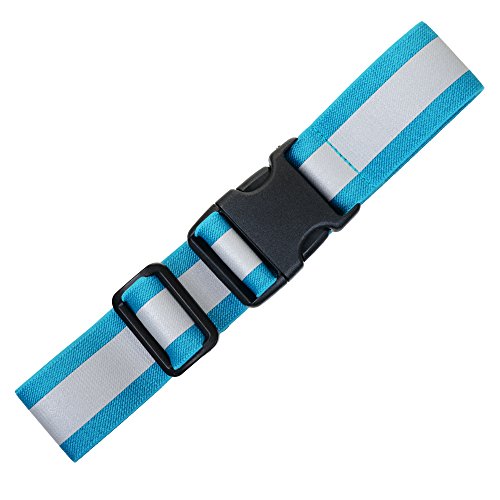 Illumiseen Extension for the LED Reflective Belt – Adds a max. of 19.6” to your LED Belt - color: Blue