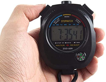 Pgzsy Multi-Function Electronic Digital Sport Stopwatch Timer, Large Display with Date Time and Alarm Function,Suitable for Sports Coaches Fitness Coaches and Referees (10pack)