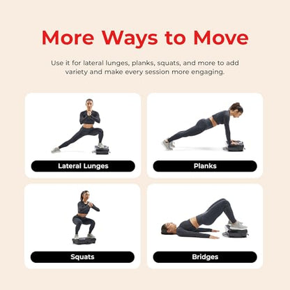 Sunny Health & Fitness 2D/3D/4D Vibration Platform Exercise Machine - size: 2D