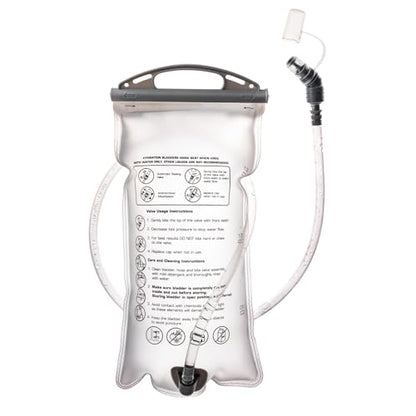 TRIWONDER Hydration Bladder Water Reservoir 1.5 Liter 2L 3L BPA Free Water Bladder for Running Cycling Hiking Camping Backpack - color: D - 3L