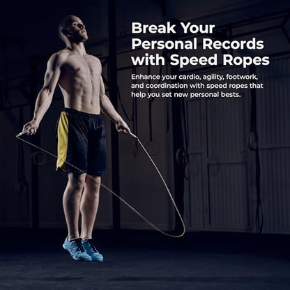 Sunny Health & Fitness Exercise Jump Rope for Home Gym Workouts
