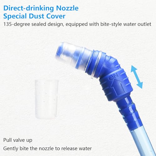JEELAD TPU Hydration Bladder Water Bladder Ultra-Durable Water Storage Bladder for Hydration Backpacks Outdoor Hiking Running Cycling Camping Climbing - size: 01 - 3L - TPU Water Bladder