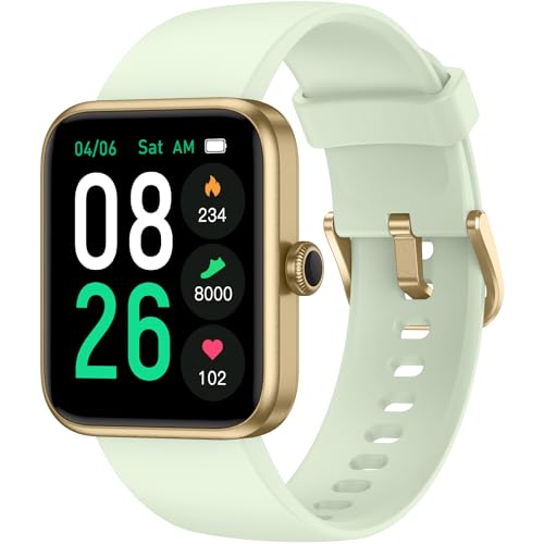 Smart Watch, Fitness Tracker with Heart Rate, Blood Oxygen, Sleep Tracker - color: Light Green