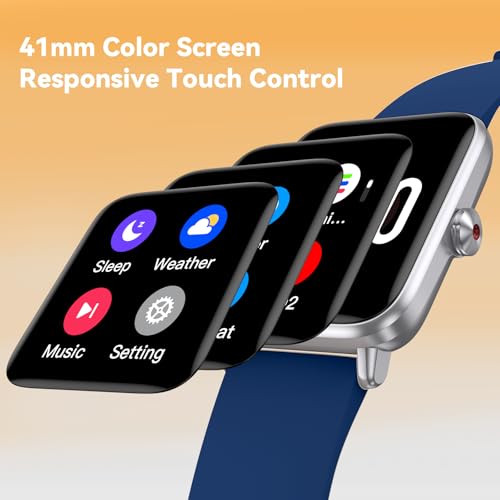Pedometer Watch, No App No Phone Required, Senior Friendly, Step Counter - color: Blue