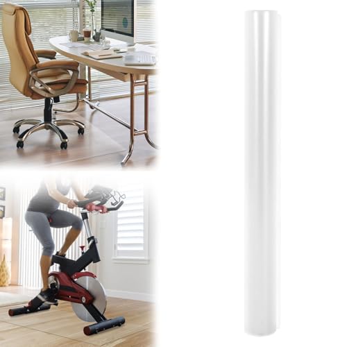 100 x 35 Walking Pad Mat, Clear Frosted PVC Treadmill Mat Floor Protector