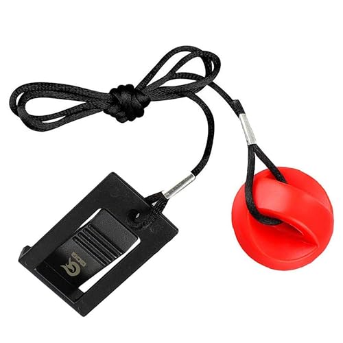 Treadmill Safety Key for Most NordicTrack Proform Image Weslo Reebok Epic Gold's Gym Freemotion and Healthrider Treadmills - color: Black