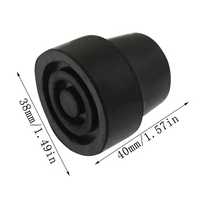 6PCS Trampoline Rubber Feet Covers Plastic Anti Slip Pads Reduce Noise Friction Bounce Bed Bungee Bed Base Tube Sleeve Accessories Black