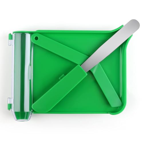 Opret Pill Counter Right Hand with 2 Spatulas to Count Meds - color: Green