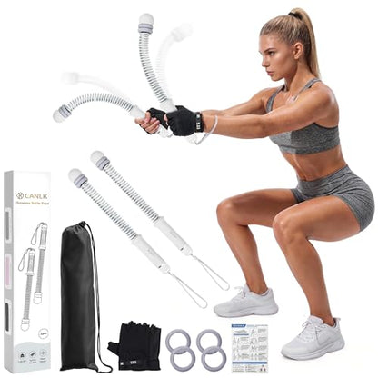 Ropeless Battle Ropes with Adjustable Weight, 2 Pack, Gray - color: Gray