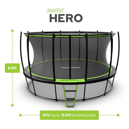 JumpFlex Hero Trampoline - color: Without Hoop, size: 15FT