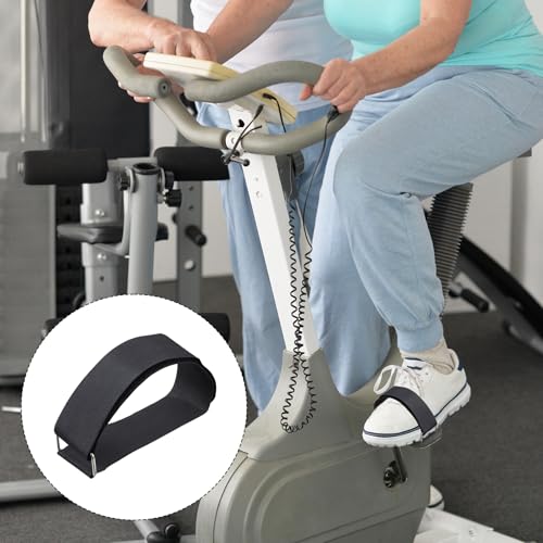 6 Pack Ellipse Leg Exerciser Machine Pedal Straps, Adjustable Pedal Straps for Ellipse Leg Exerciser Machine Under Desk Elliptical Reusable Strap Fitness, Under Desk Elliptical Pedals Band for Seniors