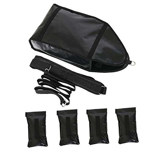 NAIZEA Adjustable Weight Sled Trainer with 4 Sandbags, Sand Sled - size: 10-40 lbs