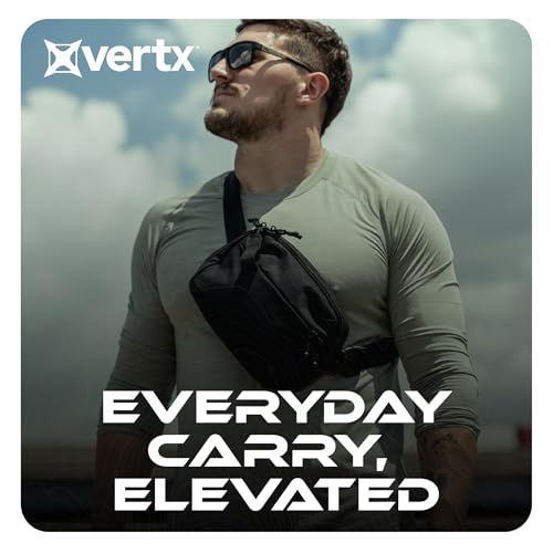 Vertx Everyday Tactical Fanny Pack 2.1-100% Nylon Fanny Pack for Men and Women with CCW-Ready Design and Rapid Access Tab - Ranger Green - 2L - color: Ranger Green, style: Everyday Fanny Pack 2.1