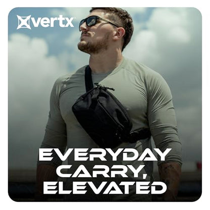 Vertx Everyday Tactical Fanny Pack 2.1-100% Nylon Fanny Pack for Men and Women with CCW-Ready Design and Rapid Access Tab - Ranger Green - 2L - color: Ranger Green, style: Everyday Fanny Pack 2.1