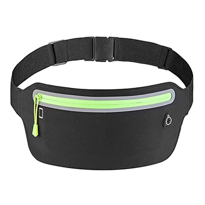 Running Belt,Slim Running Fanny Pack Waterproof Runner Workout Exercise Phone Waist Pack Belt Pouch Bags for Women Men iphone Gym