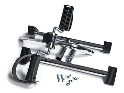 Lumex Pedal Floor Exerciser - Assembly Required, Mini Stationary Pedal Exerciser Under Desk Bike, Arm/Leg Workout Equipment, GF1965-1KD - style: Requires Assembly