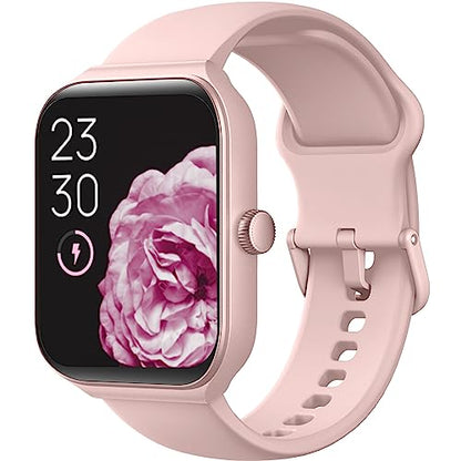 1.95" Smart Watch for Women with ALEXA, Fitness Watch for Android iOS Phone - color: Pink