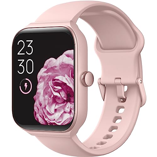 1.95" Smart Watch for Women with ALEXA, Fitness Watch for Android iOS Phone - color: Pink