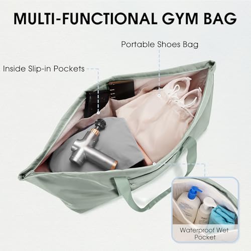 sportsnew Large Yoga Mat Bag Trolley Sleeve Gym Carrier Shoe Bag Wet Pocket - color: Green
