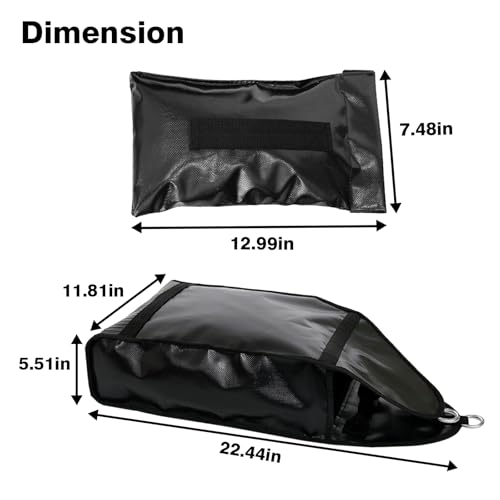 Weight Sled Trainer Adjustable, Resistance Running Sled with 3 Sandbags