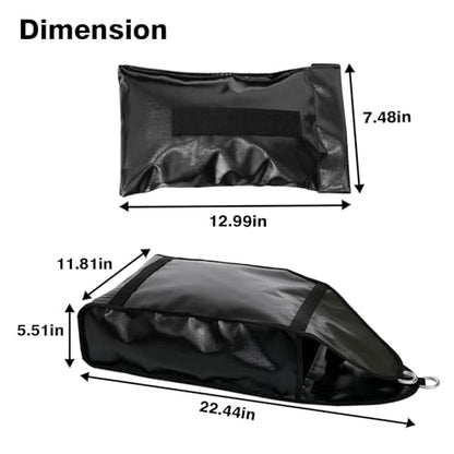 Weight Sled Trainer Adjustable, Resistance Running Sled with 3 Sandbags