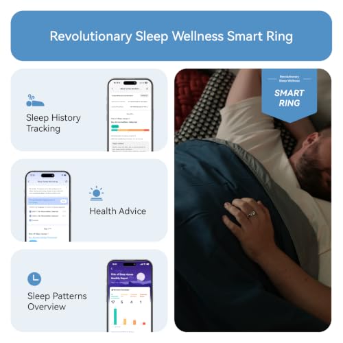 RingConn Gen 2 Smart Ring - Sleep Apnea Monitoring(Silver, Size 6) - color: Future Silver, size: 6