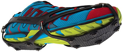 Kahtoola 1st Gen NANOspikes Footwear Traction for ICY Winter Road Running & Walking - color: Black, size: Medium