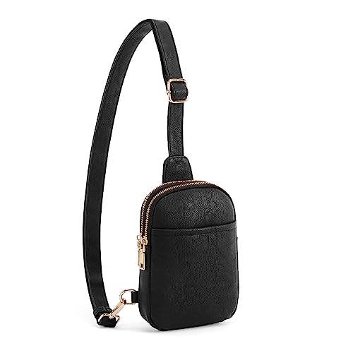Crossbody Sling Bags & Fanny Packs - Women's Belt Bag Gifts - color: 1-black