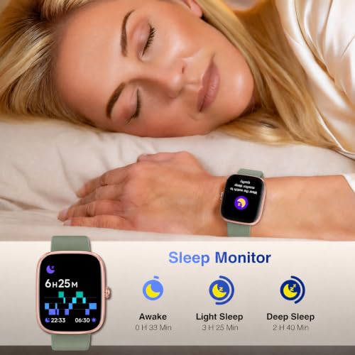 Fitness Tracker Watch with Heart Rate, Activity Tracker, Pedometer Watch - color: Light Green