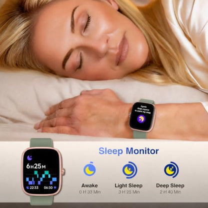 Fitness Tracker Watch with Heart Rate, Activity Tracker, Pedometer Watch - color: Light Green