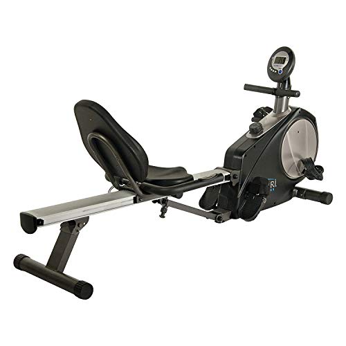 Avari Conversion II Rower/Recumbent Bike, Black - Smart Workout App, No Subscription Required - Rowing Machine and Stationary Exercise Bike