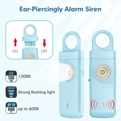 Personal Alarms for Women, College Dorm Room Essentials for Girls - color: Pink