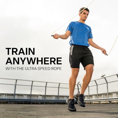 FLY Ultra Speed Skipping Rope — Premium 10ft Adjustable - color: Yellow