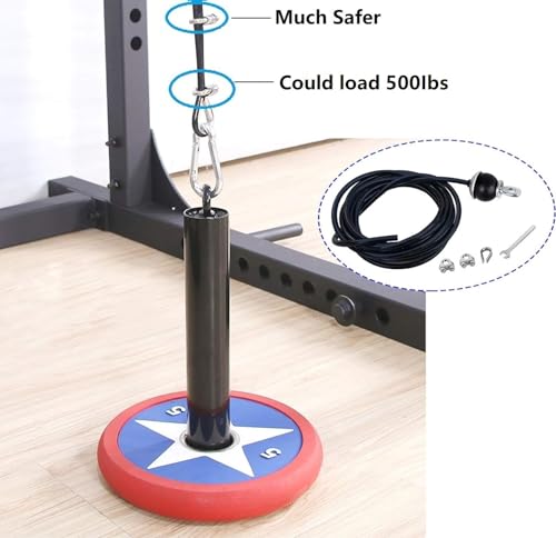 Adjustable Fitness Pulley Cable,Replacement Cable Machine Accessories,Cable Pulley Attachments for Gym -Thick 5mm(0.2inch) Heavy Duty Steel Wire Rope for Home Gym Cable - size: 157.5"