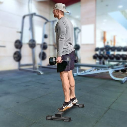 Kipika Versatile Calf Raise Bar, Heavy Duty Steel Standing Calf-raise Stand - color: A: (2.8" Wide Tube)