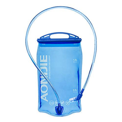 AONIJIE Leakproof Water Reservoirs for Backpacks/Running Vest Pack - 1L /1.5L/ 2L / 3L Hydration Bladder (1 Liter) - size: 33.8 Ounces