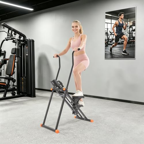 Stair Stepper Foldable Vertical Climber for Home Gym Full Body Workout