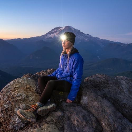 POWERCAP LED Hat Light 150 Lumens Rechargeable Fleece Beanie with Bright Built-in Headlamp Waterproof LED Warm One Size Cap - color: 4-pack Realtree Edge Camo