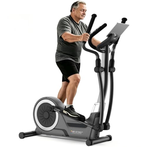 HARISON Elliptical Machine, 350 LB Capacity, 16-Level Resistance - color: Multicolor