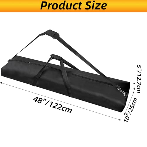 Youeon 2 Pcs 48x10x5 Inch Tripod Carrying Bag - size: 48"L x 10"W x 5"H