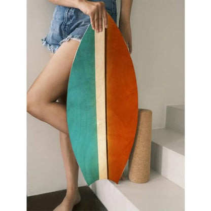 Balance Board with Cork Roller - color: baby blue
