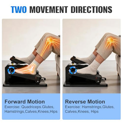 TABEKE Under Desk Elliptical Machine, Electric Ellipse Leg Exerciser