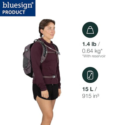Osprey Sportlite Lightweight Hiking Backpack with Hydraulics Reservoir for Men & Women - Everyday Hydration Travel Bag - color: Olive Tan, style: 15l