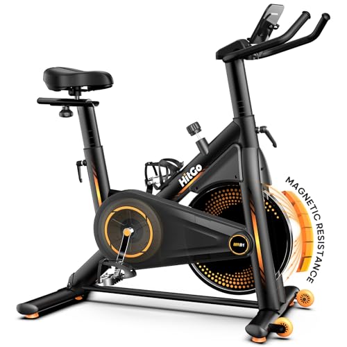 HitGo Office Exercise Bike Desk Chair,330 lbs Heavy Duty Under Desk Bike with 9-Level Height Adjustable Seat 24.4"-33.8",8-Level Resistance & Rolling Wheels,Quiet Fitness Chair for Home Office - color: MRB1-Black