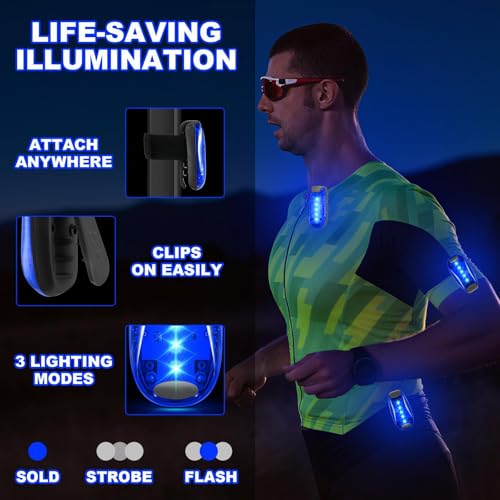 Copkim 30/60/100 Pcs LED Running Light Bulk - color: Blue