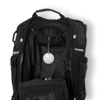RAVERUNNER® Anti-Theft Hydration Backpack | Festival Approved Rave Backpack for Concert Goers, Leak-Free Festival Water Backpack for EDC, Rave Hydration Pack - color: Clear/Transparent